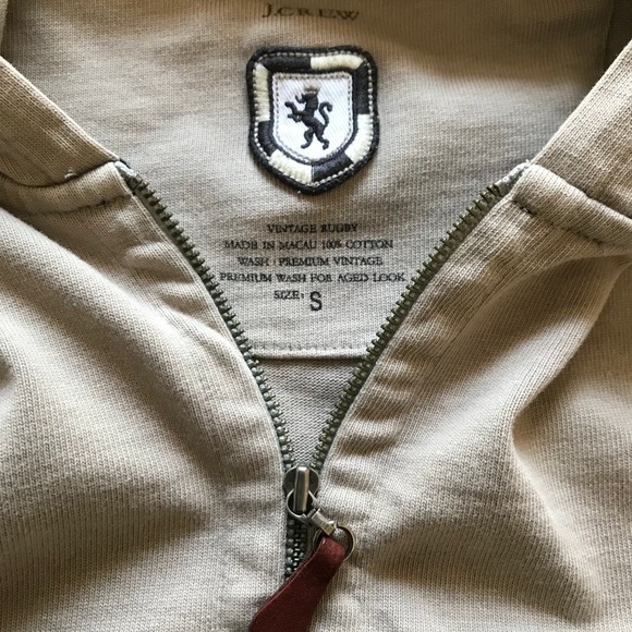 J. Crew Hooded Quarter-Zip Pullover Sweatshirt - Picture 5 of 5